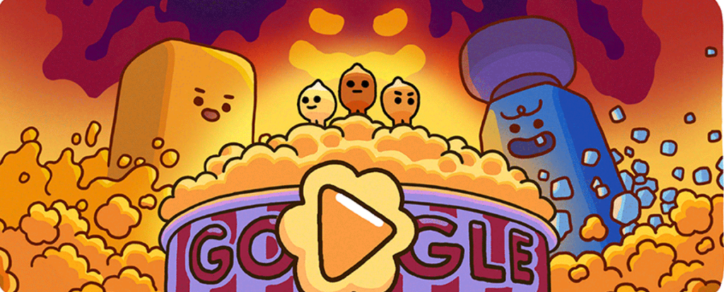 Popcorn Google Doodle Game